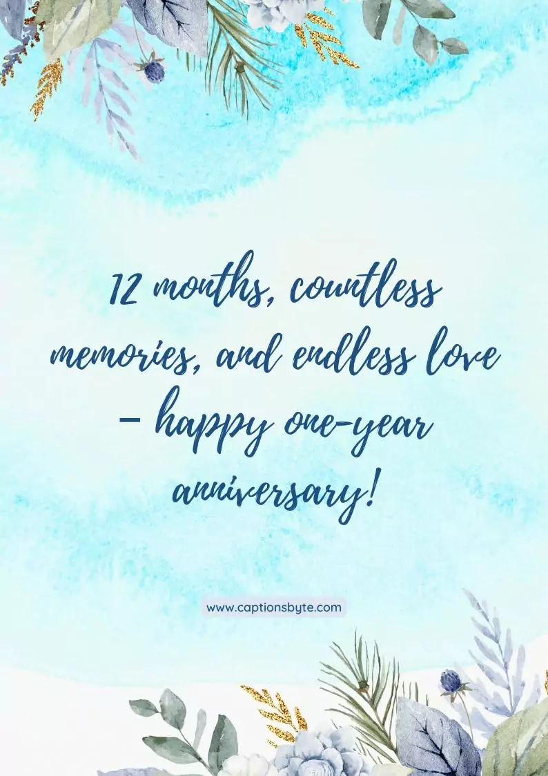 one year anniversary quotes