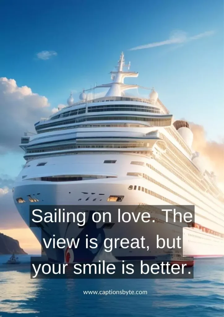 Cruise Instagram captions for couples